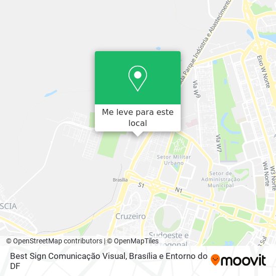 Best Sign Comunicação Visual mapa