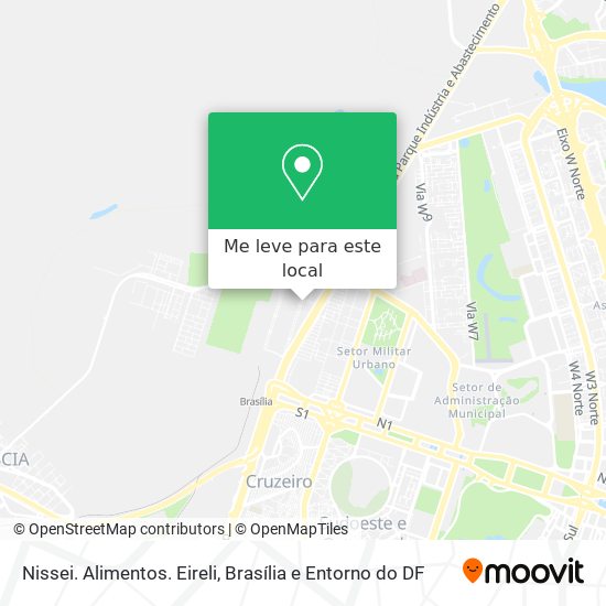 Nissei. Alimentos. Eireli mapa