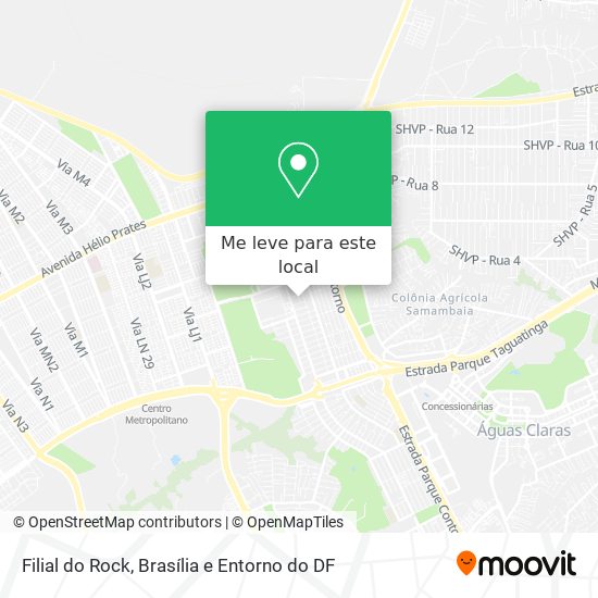 Filial do Rock mapa