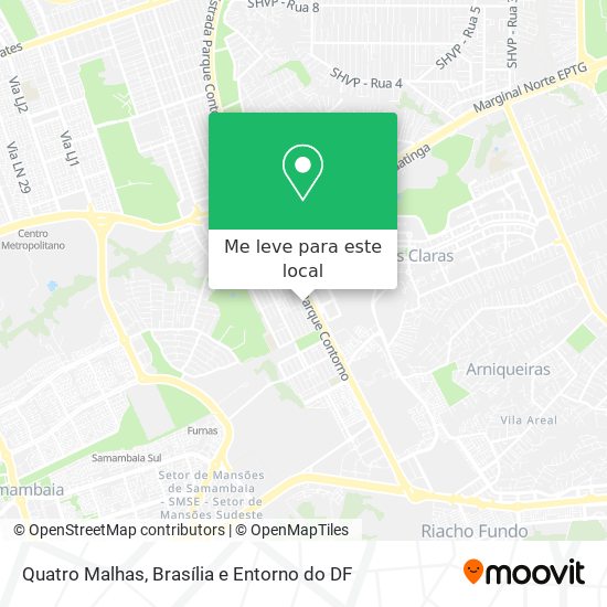 Quatro Malhas mapa