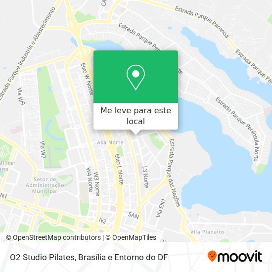 O2 Studio Pilates mapa