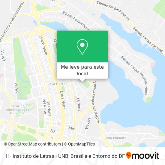 Il - Instituto de Letras - UNB mapa