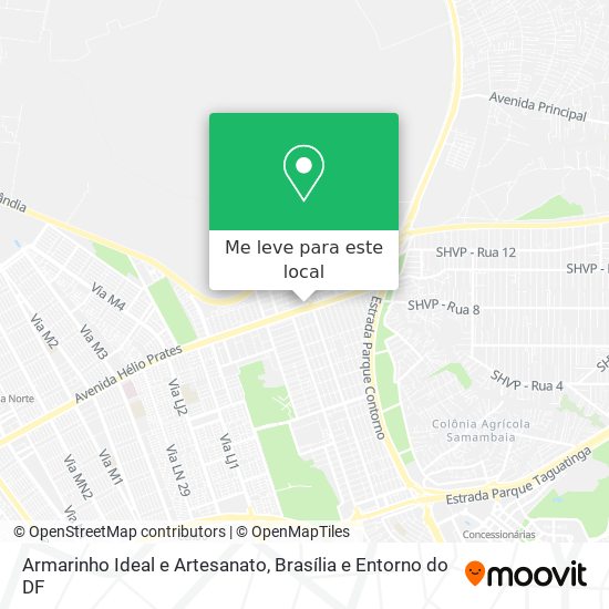 Armarinho Ideal e Artesanato mapa