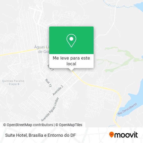 Suíte Hotel mapa
