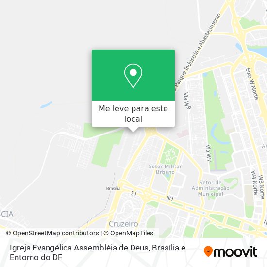 Igreja Evangélica Assembléia de Deus mapa
