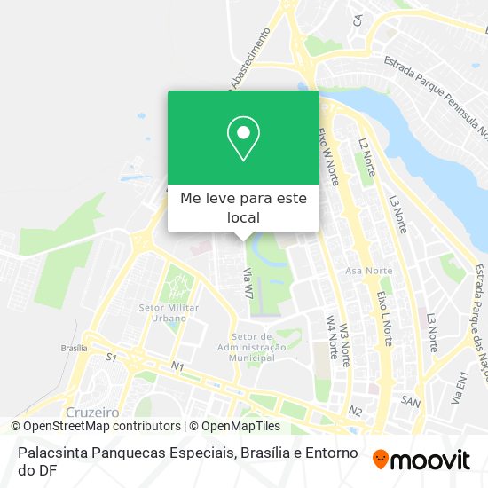 Palacsinta Panquecas Especiais mapa