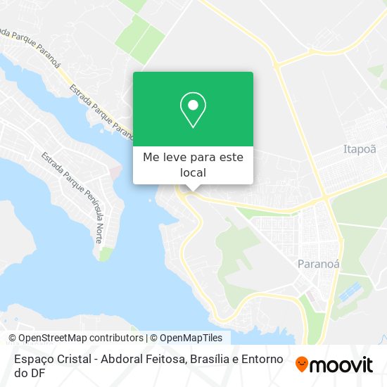 Espaço Cristal - Abdoral Feitosa mapa
