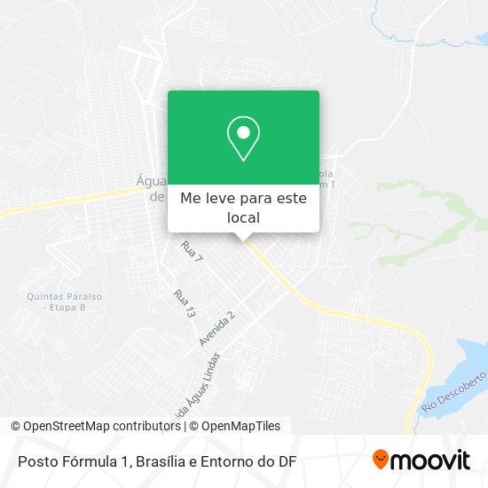 Posto Fórmula 1 mapa