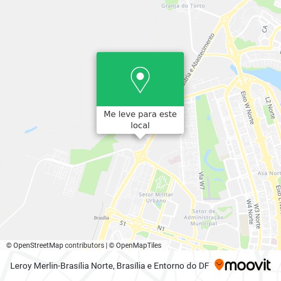 Leroy Merlin-Brasília Norte mapa