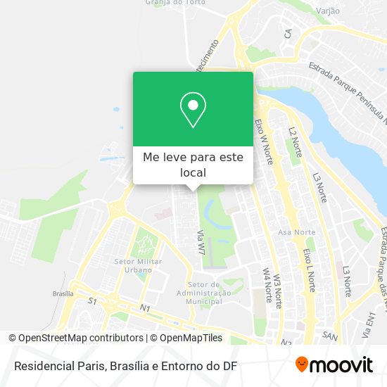 Residencial Paris mapa
