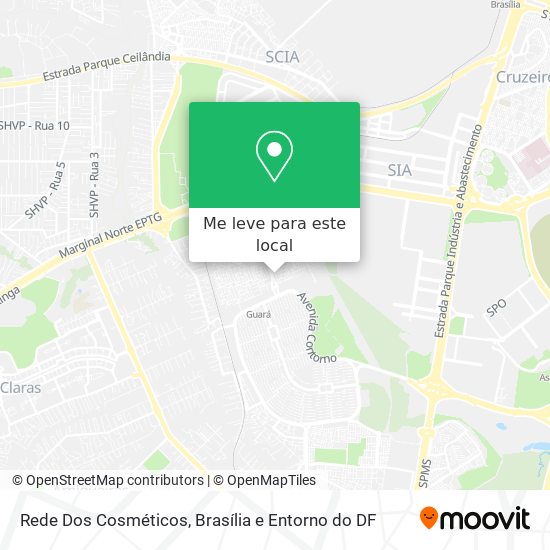 Rede Dos Cosméticos mapa