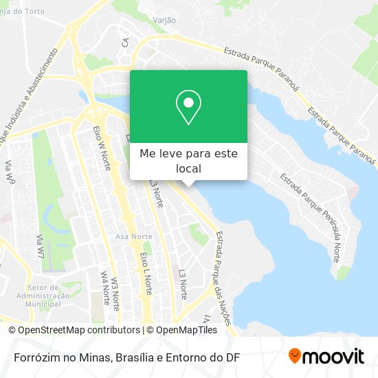 Forrózim no Minas mapa