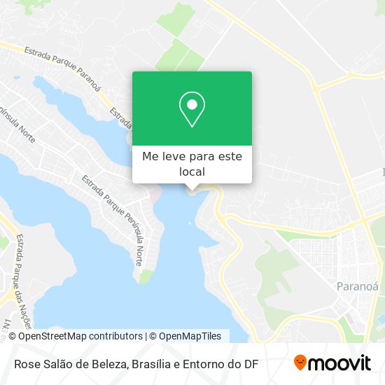 Rose Salão de Beleza mapa