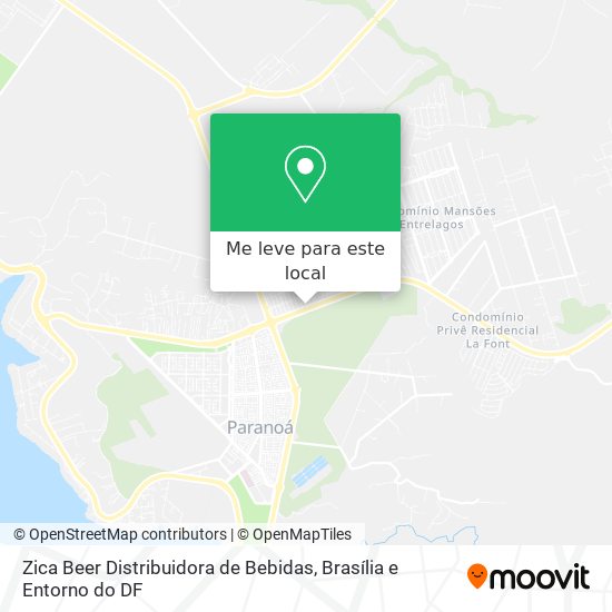 Zica Beer Distribuidora de Bebidas mapa