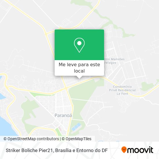 Striker Boliche Pier21 mapa