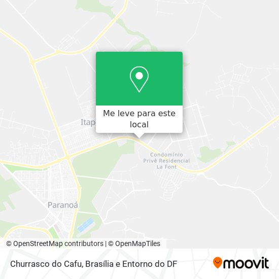 Churrasco do Cafu mapa