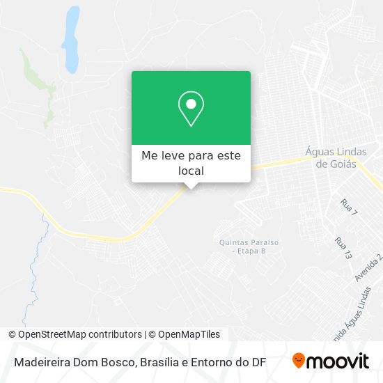Madeireira Dom Bosco mapa