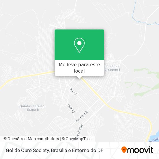 Gol de Ouro Society mapa