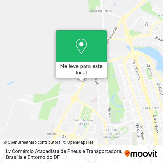 Lv Comércio Atacadista de Pneus e Transportadora mapa