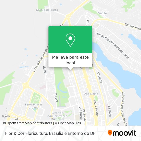 Flor & Cor Floricultura mapa