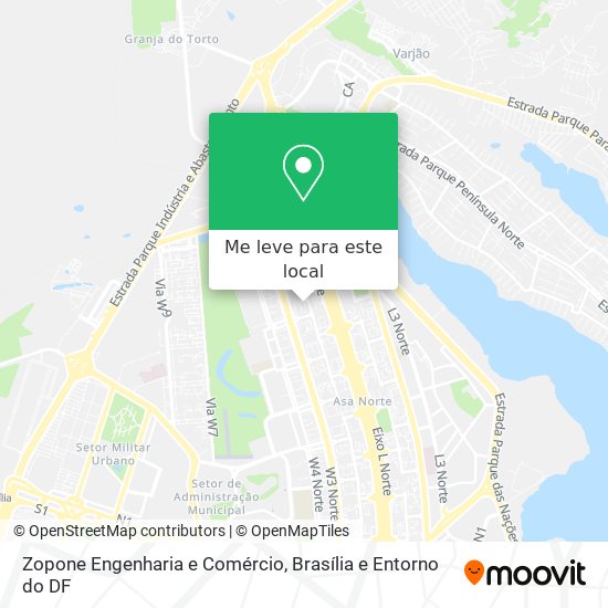 Zopone Engenharia e Comércio mapa