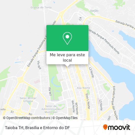 Taioba Trt mapa