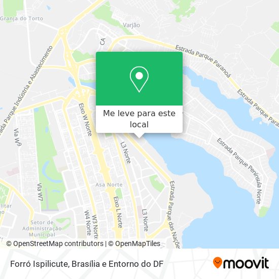 Forró Ispilicute mapa