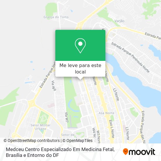 Medceu Centro Especializado Em Medicina Fetal mapa