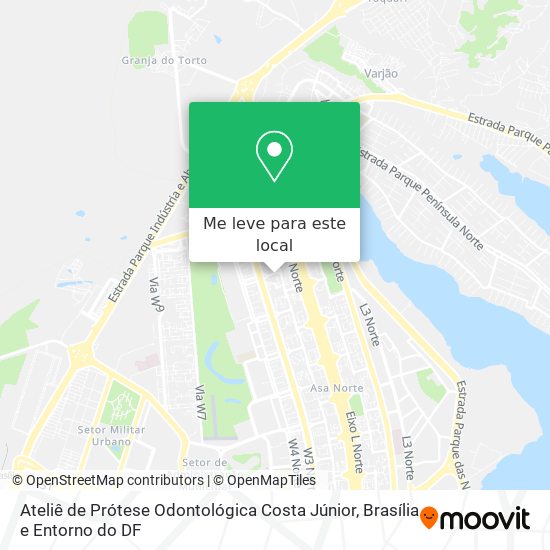 Ateliê de Prótese Odontológica Costa Júnior mapa