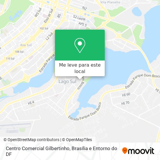 Centro Comercial Gilbertinho mapa
