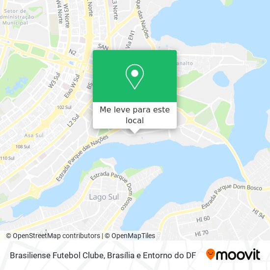 Brasiliense Futebol Clube mapa