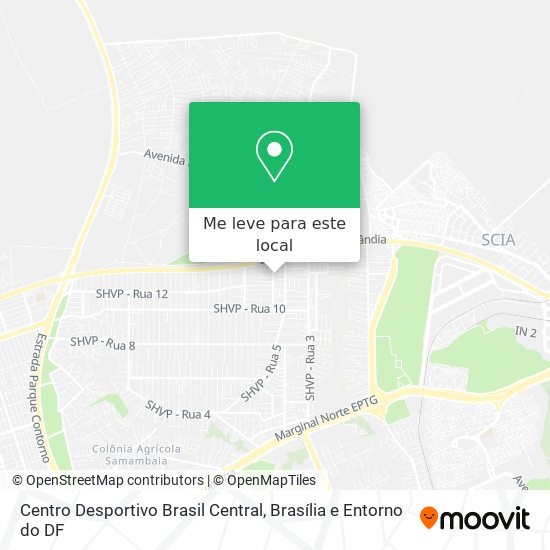 Centro Desportivo Brasil Central mapa