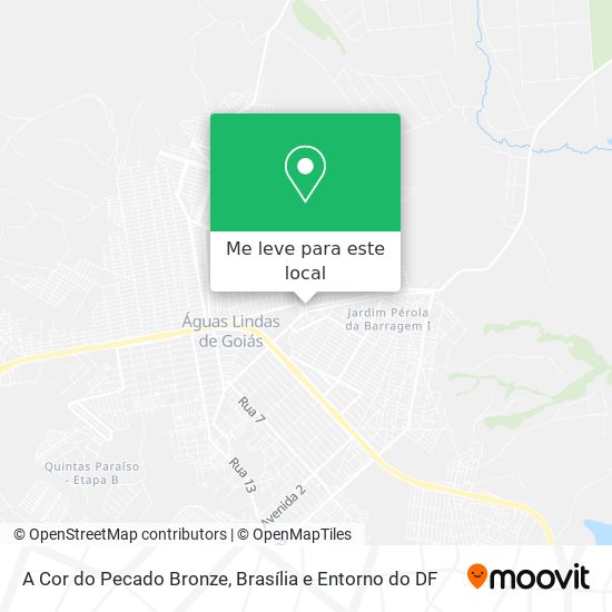 A Cor do Pecado Bronze mapa