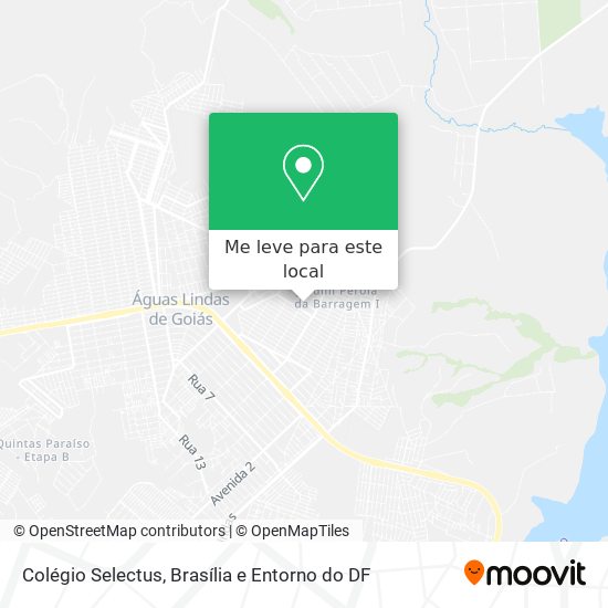 Colégio Selectus mapa