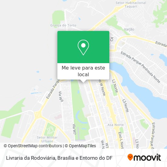 Livraria da Rodoviária mapa