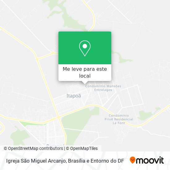 Igreja São Miguel Arcanjo mapa