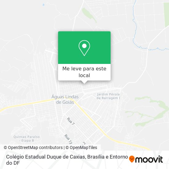 Colégio Estadual Duque de Caxias mapa