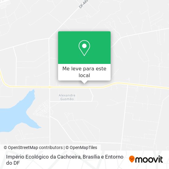 Império Ecológico da Cachoeira mapa