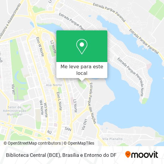 Biblioteca Central (BCE) mapa