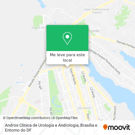 Andros Clínica de Urologia e Andrologia mapa