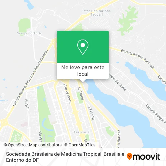Sociedade Brasileira de Medicina Tropical mapa