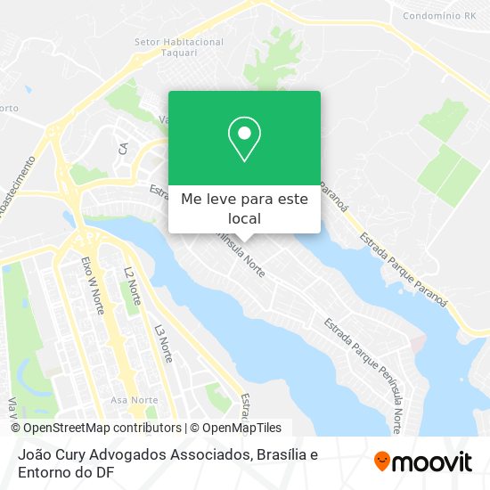 João Cury Advogados Associados mapa