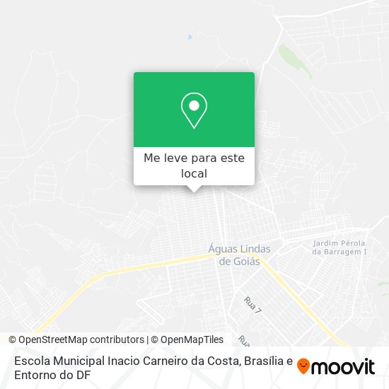 Escola Municipal Inacio Carneiro da Costa mapa