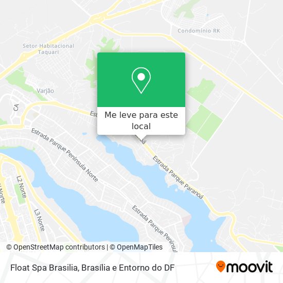 Float Spa Brasilia mapa