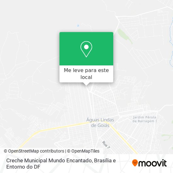 Creche Municipal Mundo Encantado mapa
