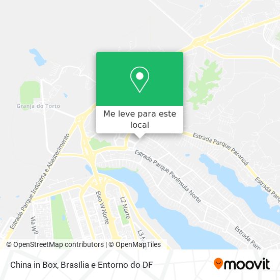 China in Box mapa