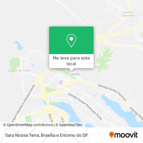 Sara Nossa Terra mapa