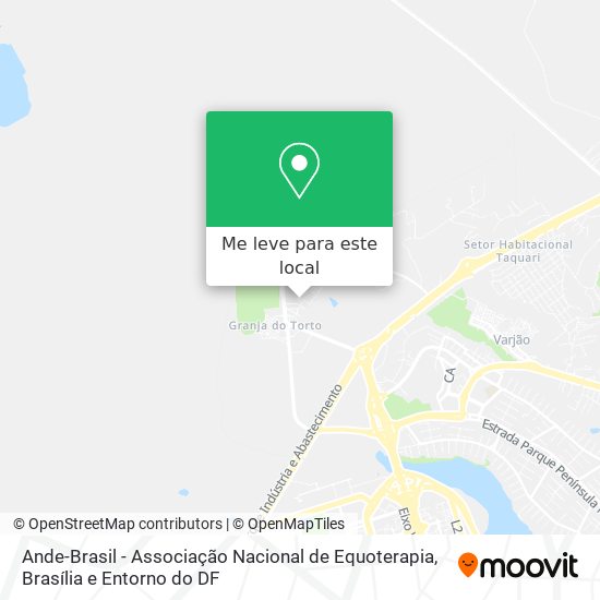 Ande-Brasil - Associação Nacional de Equoterapia mapa