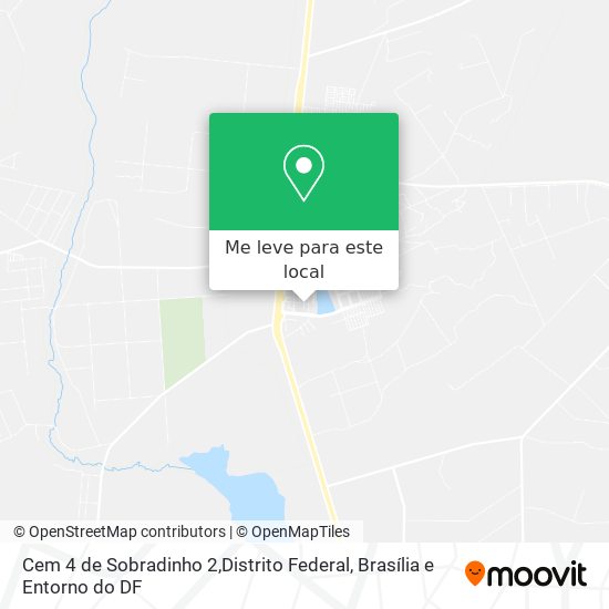 Cem 4 de Sobradinho 2,Distrito Federal mapa