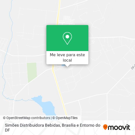 Simões Distribuidora Bebidas mapa